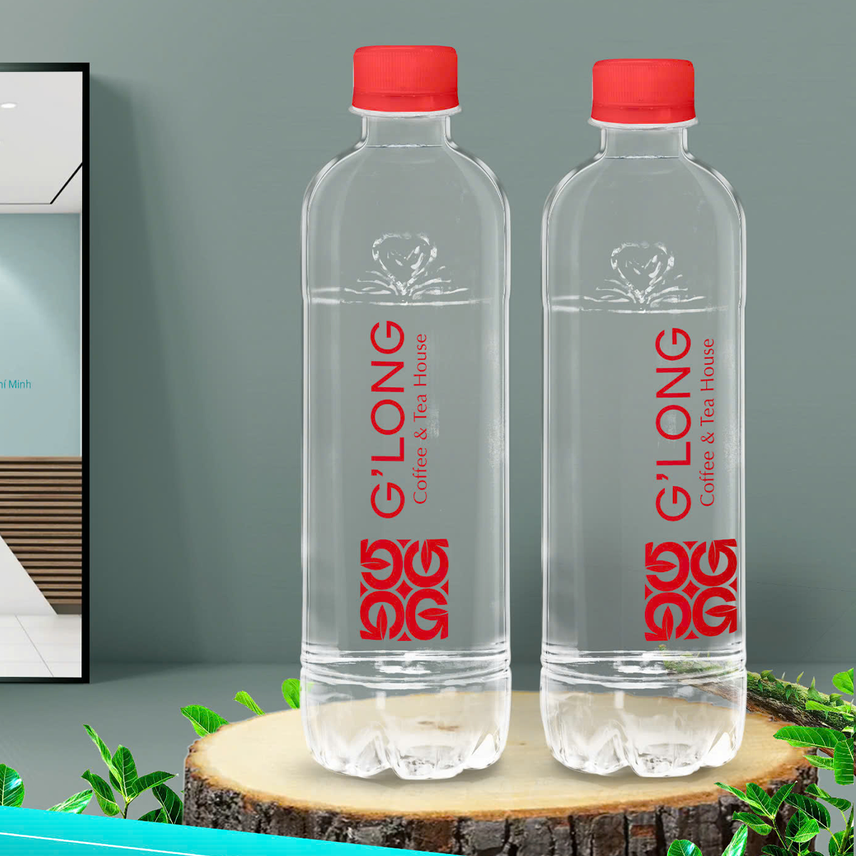 Gia công nước đóng chai 500ml  Mẫu 01